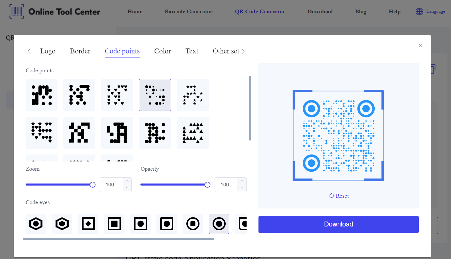 Diseño de código QR de burbuja. PNG