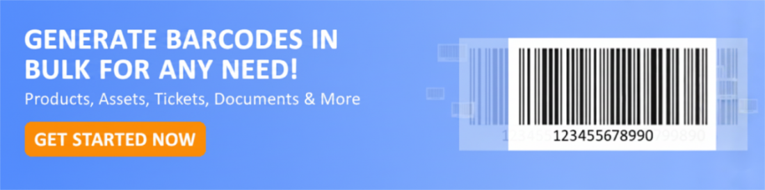 generador de c&oacute;digos de barras a granel llamada a la acci&oacute;n