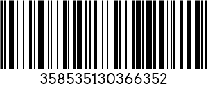 Código de barras IMEI Example