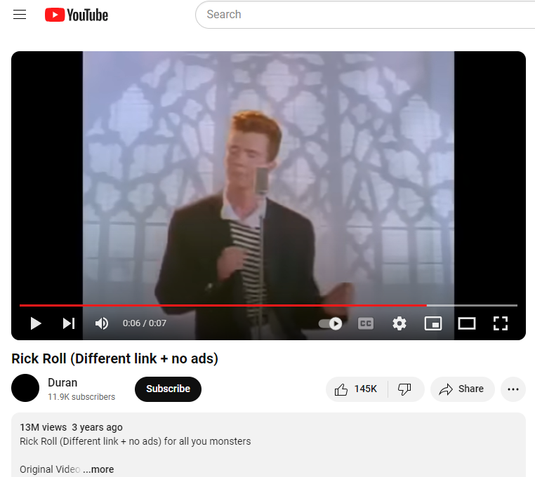 El video de Rick - roll de youtube.png