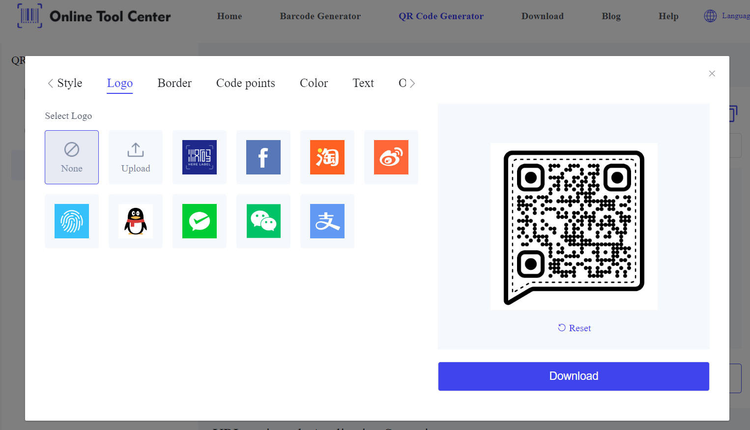 Generador de código QR con logo.png