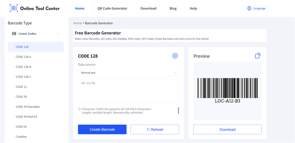 generador de códigos de barras gratis
