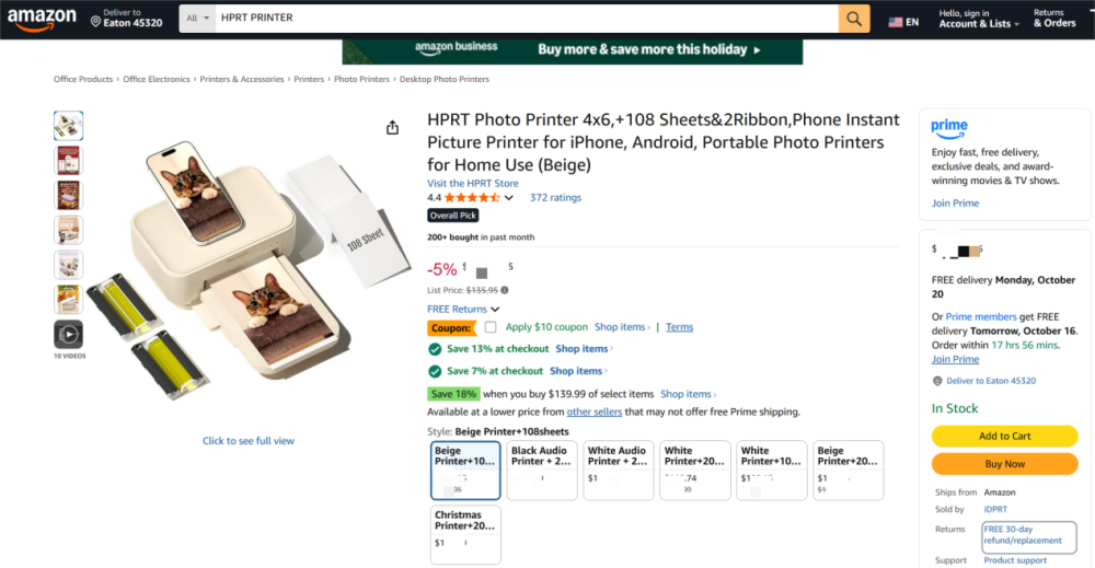 descripciones de productos amazon