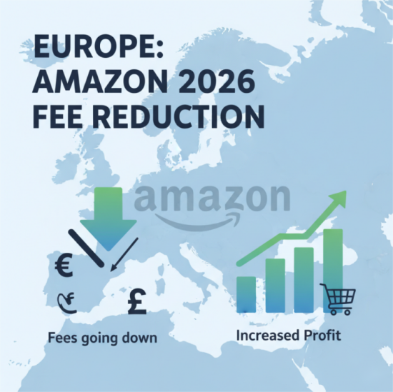 Europe amazon fee reductio Europa Amazon tarifa reductio