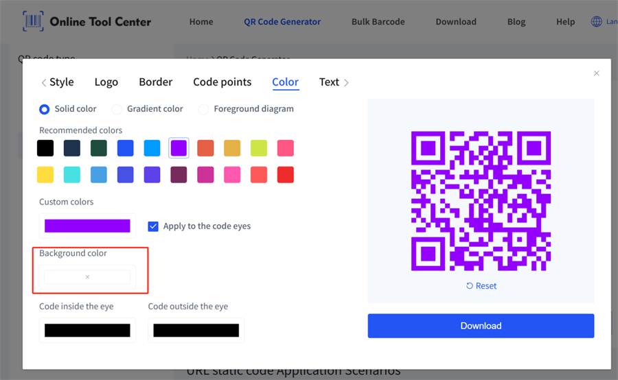 Generador de c&oacute;digo qr sin fondo