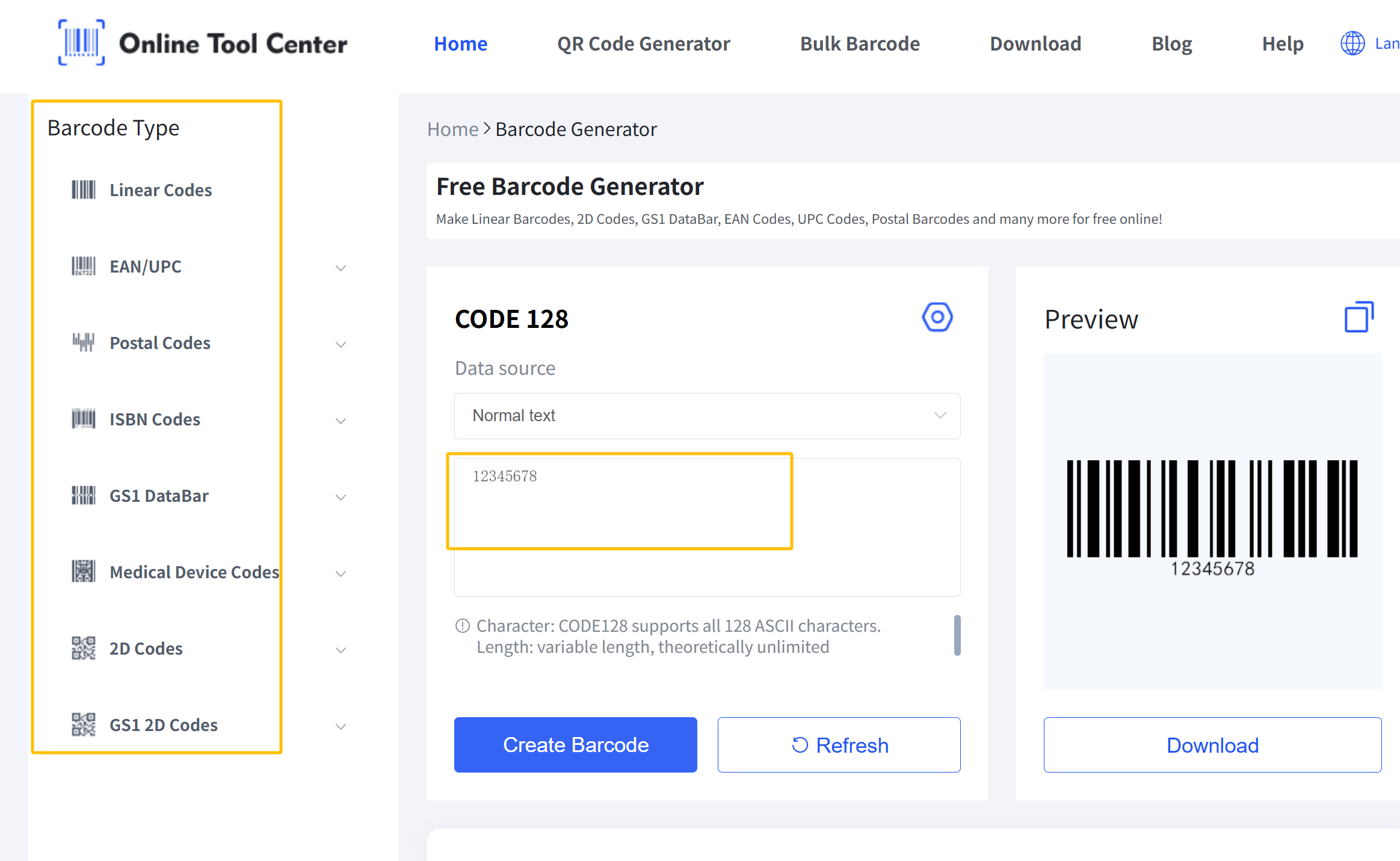 vector de c&oacute;digo de barras en l&iacute;nea