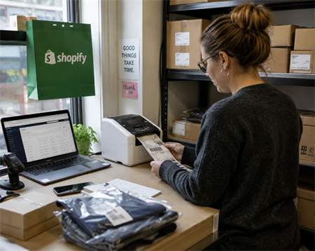Etiquetas de c&oacute;digos de barras rint para shopify
