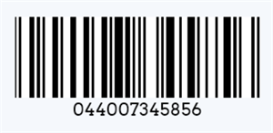 barcode for vinyl record código de barras para disco de vinilo