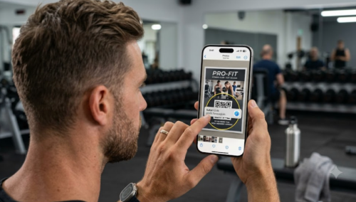 Escanear un c&oacute;digo QR en el iPhone