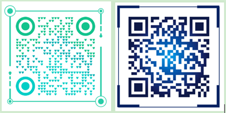 C&oacute;digo qr con marcos