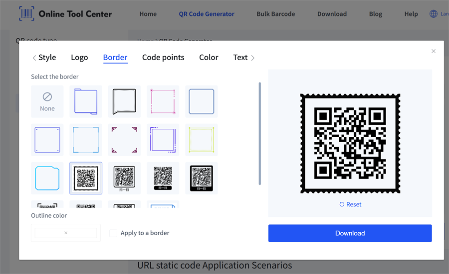 a&ntilde;adir marco para c&oacute;digo qr