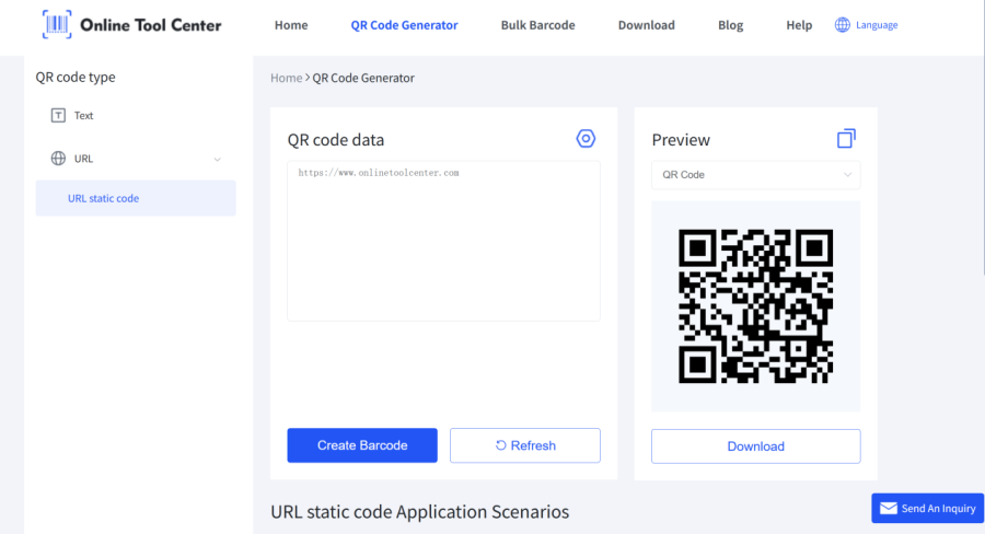 crear enlace c&oacute;digo qr