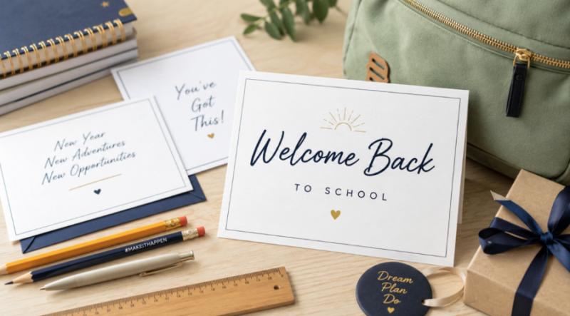 Tarjetas de bienvenida